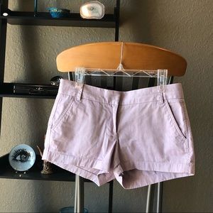 J. Crew Chino Lavender Shorts